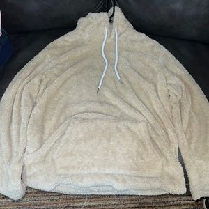Hoodie size large color tan